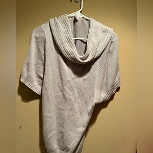 Gray Cowl Neck Sweater